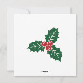 サンタクロース クリスマスカード (裏面)