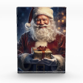 サンタクロース クリスマスカード フォトブロック