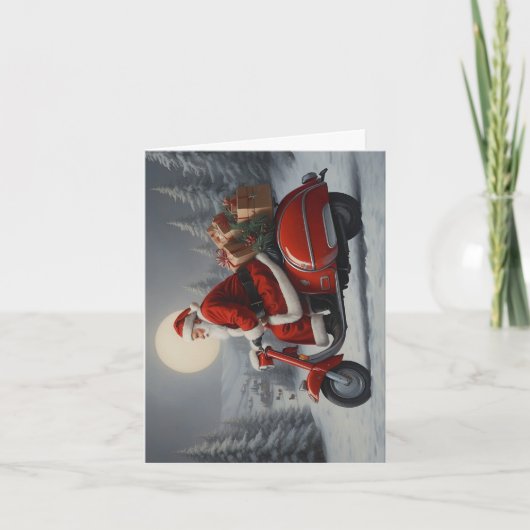 サンタクロース クリスマスカード 2 カード (正面)