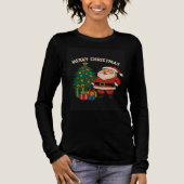 サンタクロース クリスマスツリー トライブレンドTシャツ (正面)