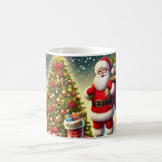 サンタクロース クリスマスツリー マグカップ (中央)