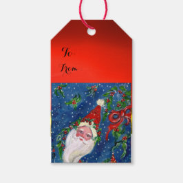 サンタクロース、クリスマスナイト ギフトタグ