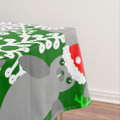 サンタクロース・クリスマスマナティーグリーン テーブルクロス (インサイチュ)