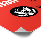 サンタクロース – クリスマス海外贈り物 ポスター (角)