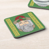 サンタクロース/クリスマス神父 コースター (左側)