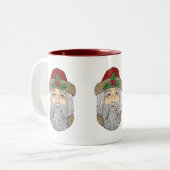 サンタクロース/クリスマス神父 ツートーンマグカップ (正面左)