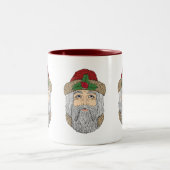 サンタクロース/クリスマス神父 ツートーンマグカップ (中央)
