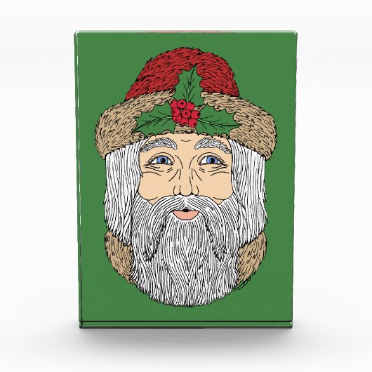 サンタクロース/クリスマス神父 フォトブロック (正面)