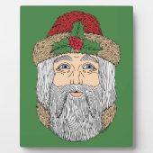 サンタクロース/クリスマス神父 フォトプラーク (正面)