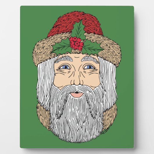 サンタクロース/クリスマス神父 フォトプラーク (正面)
