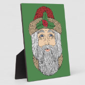 サンタクロース/クリスマス神父 フォトプラーク (側面)