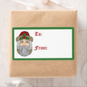 サンタクロース/クリスマス神父 ラベル (インサイチュ)