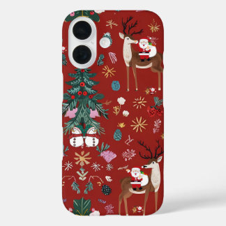サンタクロース、クリスマス神父 iPhone 16ケース