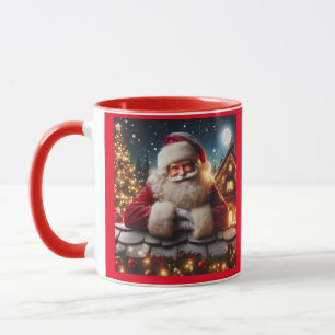 サンタクロース クリスマス かわいい コーヒーマグ マグカップ