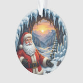 サンタクロース クリスマス オーナメント 2025 – 冬の情景 2 (正面)