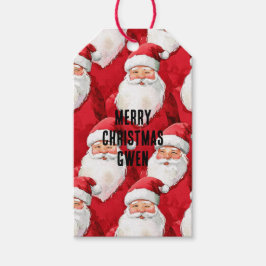 サンタクロース・クリスマス ギフトタグ