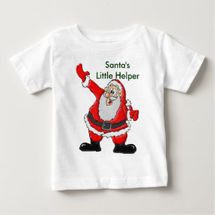 サンタクロース、クリスマス・ギフト神父 ベビーTシャツ