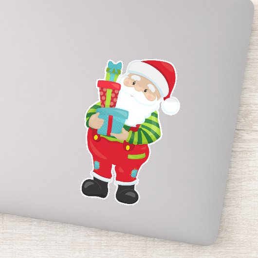 サンタクロース,クリスマス,クリスマス,ギフト,プレゼント シール (詳細)