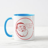 サンタクロース クリスマス コーヒーマグ かわいい おもしろい マグカップ (左)