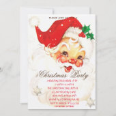 サンタクロース クリスマス コーポレート パーティー 招待状 (正面)