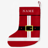 サンタクロース クリスマス ストッキング オーダーメイド 名前 (裏面)