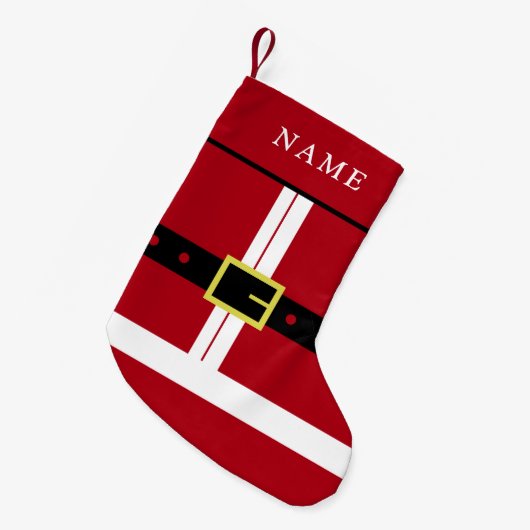 サンタクロース クリスマス ストッキング オーダーメイド 名前 (正面 (吊り時))