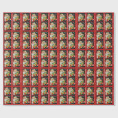 サンタクロース クリスマス スペシャル お子様の名前入り ラッピングペーパー (フラット)
