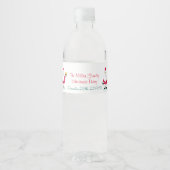 サンタクロース・クリスマス ペットボトルラベル (正面)