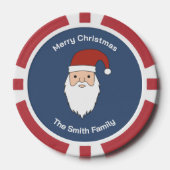 サンタクロース・クリスマス ポーカーチップ (正面)