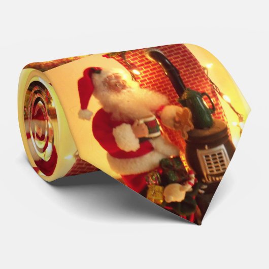 サンタクロース クリスマス メンズ ネクタイ (ロール)