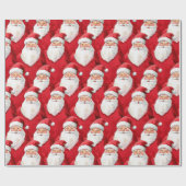 サンタクロース・クリスマス ラッピングペーパー (フラット)