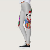 サンタクロース – クリスマス レギンス (左)