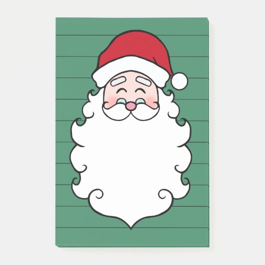 サンタクロース クリスマス 付箋 ギフト (正面)