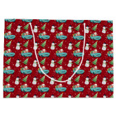 サンタクロース クリスマス 大型 ギフトバッグ (裏面)