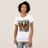 サンタクロース・クリスマス Tシャツ (正面フル)