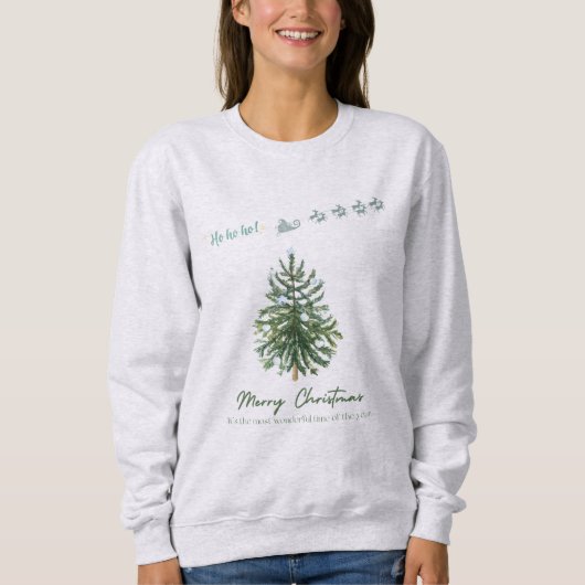 サンタクロース クリスマスTシャツ 🎄 ホリデーシーズン シャツ (正面)