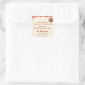 サンタクロース・クリス・クリングル・セントニコラス・ライム1914 スクエアシール (バッグ)