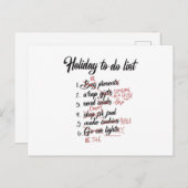 サンタクロース クール クリスマス ギーク 面白い プレゼント アイデア ポストカード (正面/裏面)