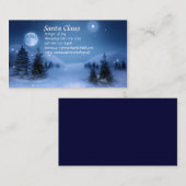 サンタクロース コーリングカード (正面/裏面)