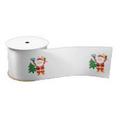 サンタクロース サテンリボン (リール)