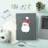 サンタクロース、サンタハット、ウィンキングサンタ、クリスマス シール (iPadカバー)