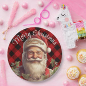 サンタクロース・サンニコラス・クリスマス ペーパープレート (パーティー)