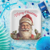 サンタクロース・サンニコラス・クリスマス ペーパープレート (パーティー)