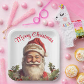 サンタクロース・サンニコラス・クリスマス ペーパープレート (パーティー)