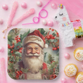 サンタクロース・サンニコラス・クリスマス ペーパープレート (パーティー)