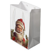 サンタクロース・サンニコラス・クリスマス ミディアムペーパーバッグ (裏面アングル)