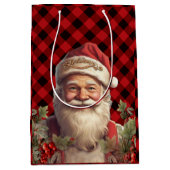 サンタクロース・サンニコラス・クリスマス ミディアムペーパーバッグ (正面)