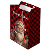 サンタクロース・サンニコラス・クリスマス ミディアムペーパーバッグ (裏面アングル)