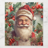 サンタクロース・サンニコラス ワインラベル (シングルラベル)