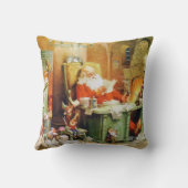 サンタクロース&ザ小妖精や小人ズアットザノースポール クッション (裏面)